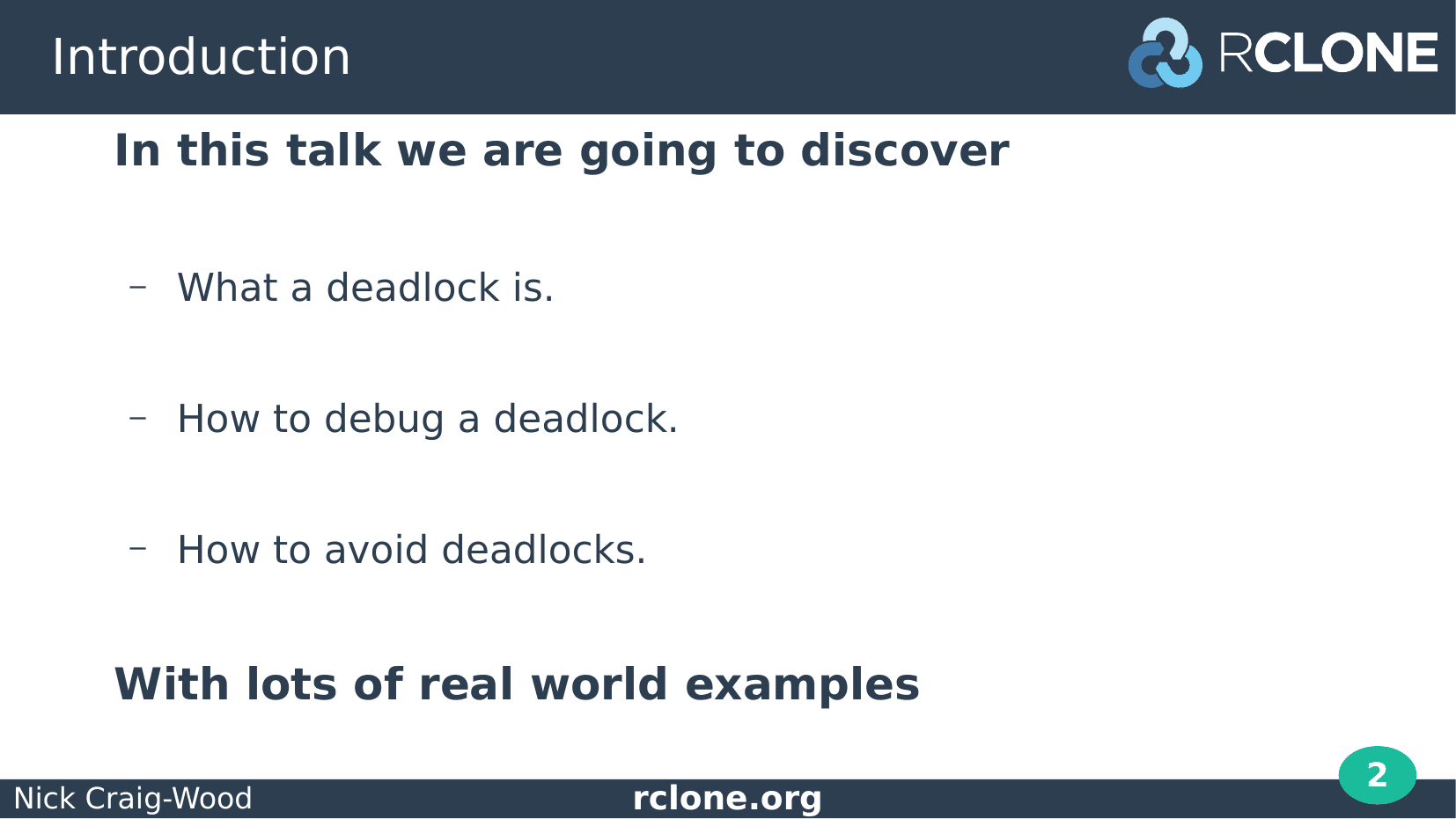 Slide: Talk overview