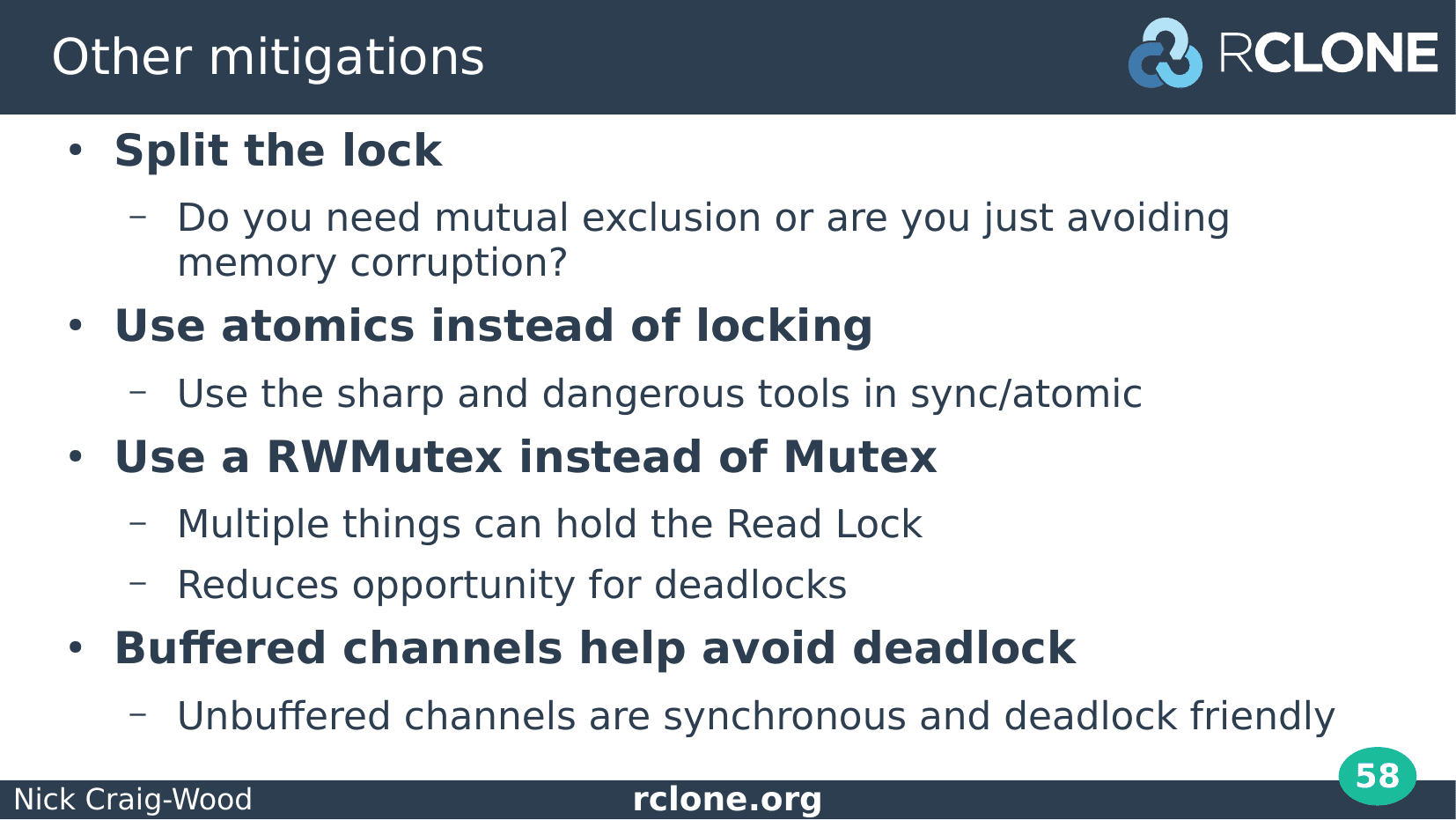Slide: Other mitigations