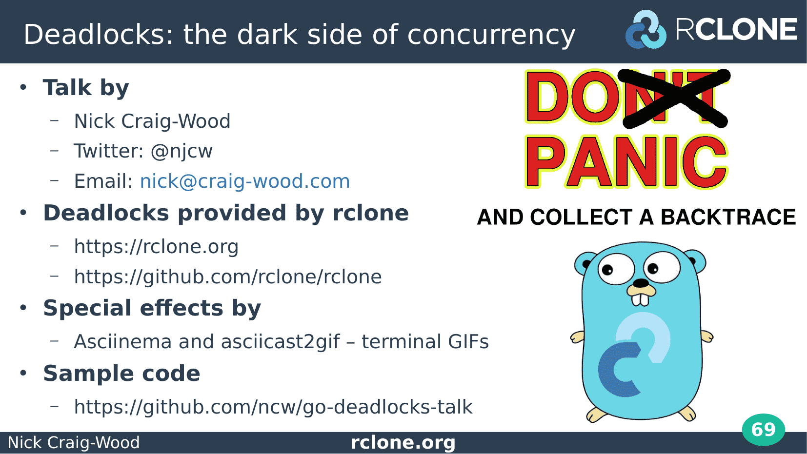 Slide: Thank you