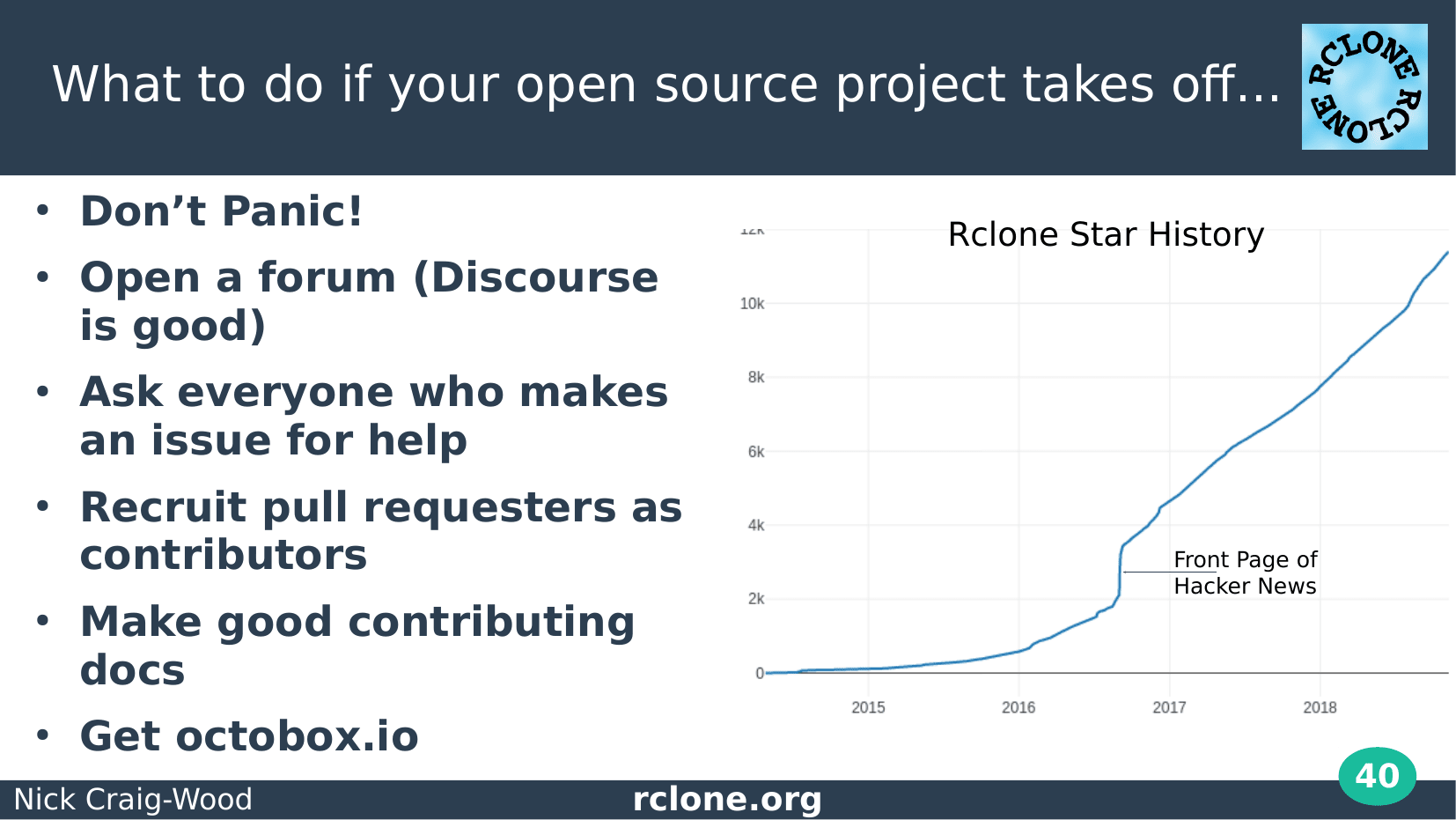 Slide: Open source tips